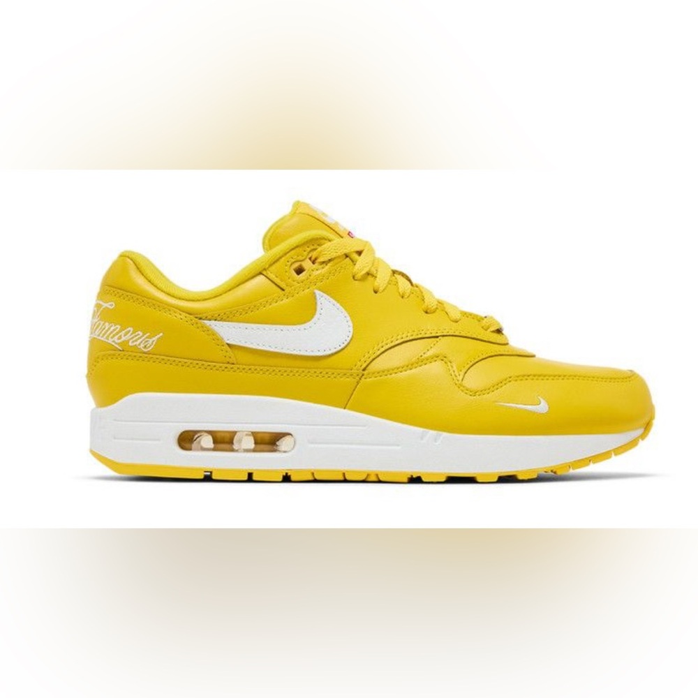 Supreme Nike air max men  Yellow Sneakers